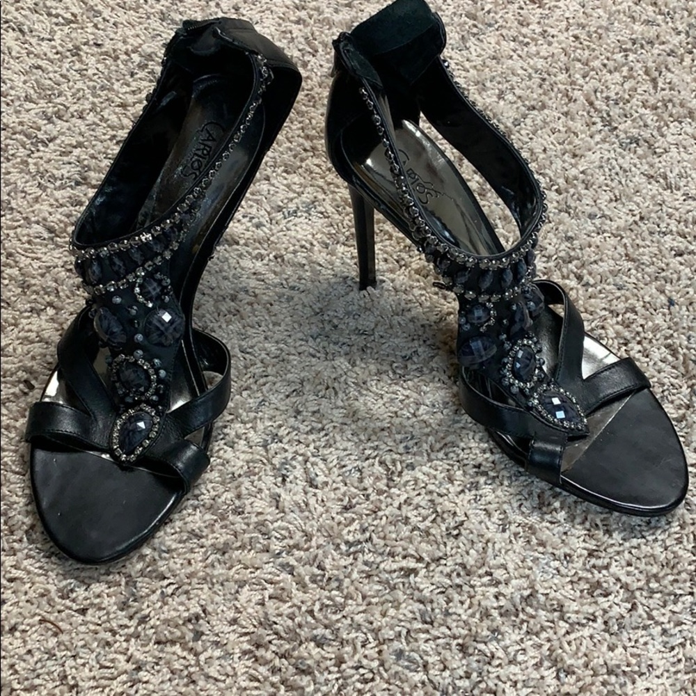 Sexy Carlos Santana blingy heels